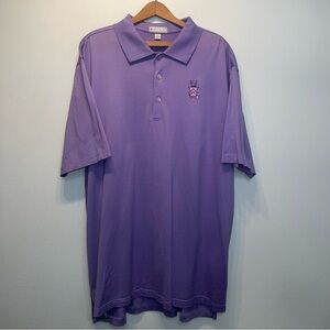 Nike Tiger Woods Collection Polo Shirt Mens Golf Dri-Fit Blue